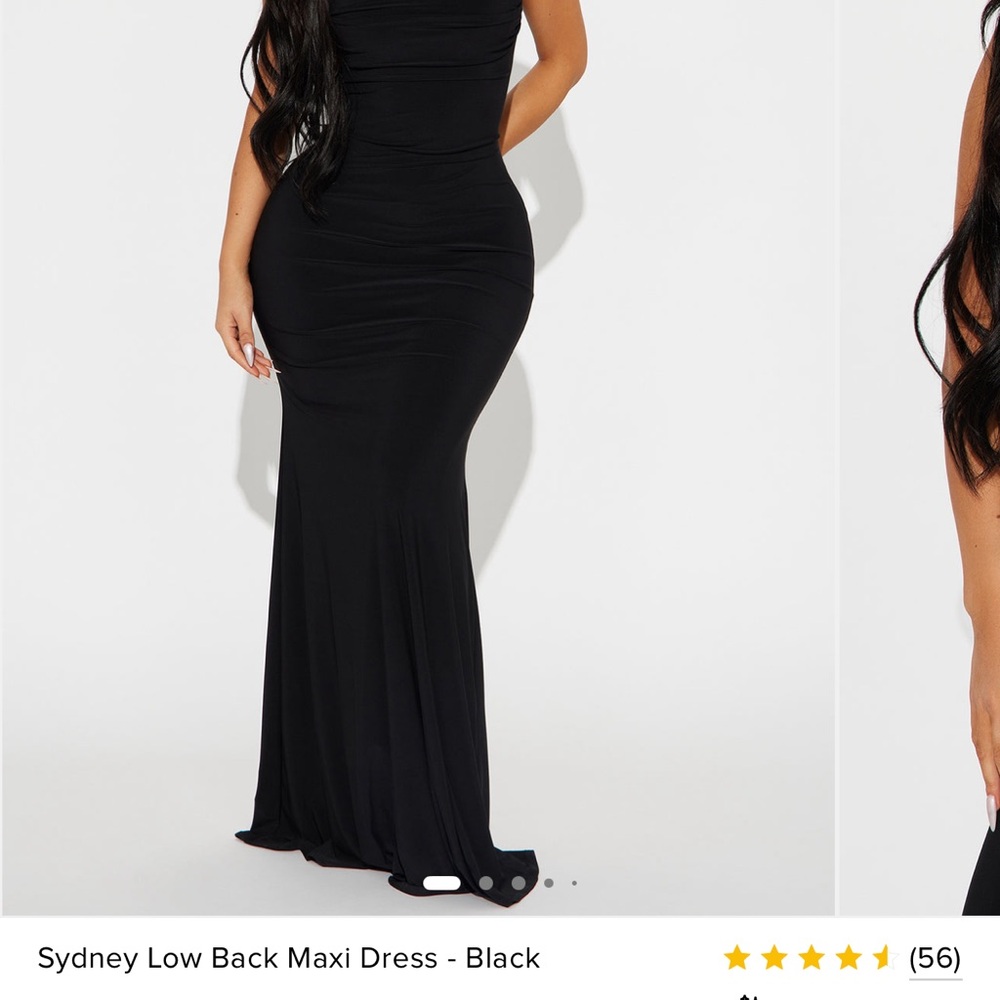 Fashion Nova Black Maxi Dress